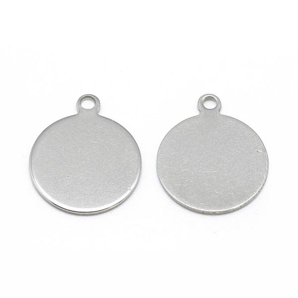 

PandaHall 201 Stainless Steel Stamping Blank Tag Pendants, Flat Round, Stainless Steel Color, 29x25x1mm, Hole: 2mm 201 Stainless Steel Flat...