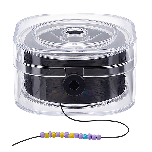 Flat Elastic Crystal String