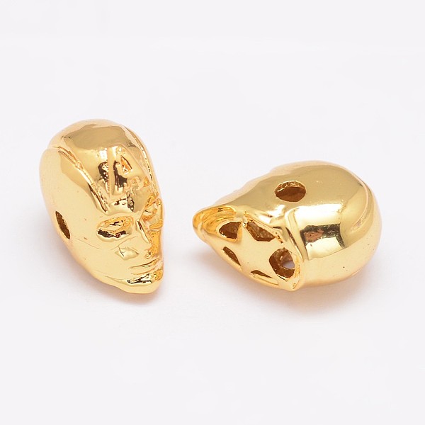 

PandaHall Brass Beads, Cadmium Free & Nickel Free & Lead Free, Real 18K Gold Plated, 12x8x11mm, Hole: 2mm Brass Others