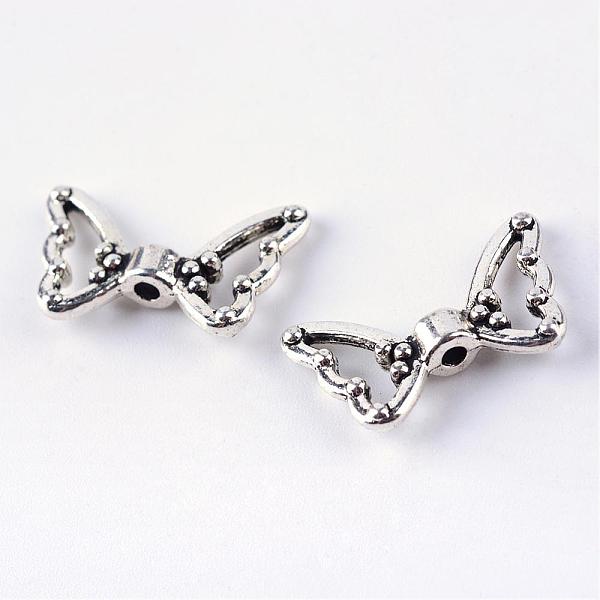 

PandaHall Tibetan Style Alloy Beads, Butterfly, Cadmium Free & Lead Free, Antique Silver, 10.5x18x3.5mm, Hole: 1.5mm, about 1230pcs/1000g...