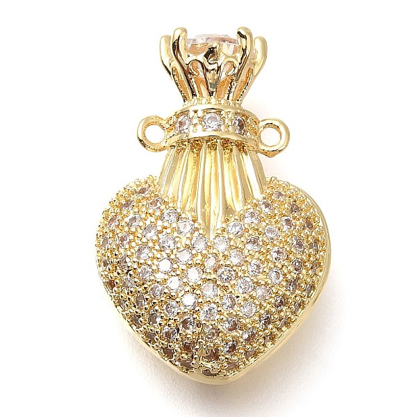 真鍮製マイクロパヴェキュービックジルコニアペンダント