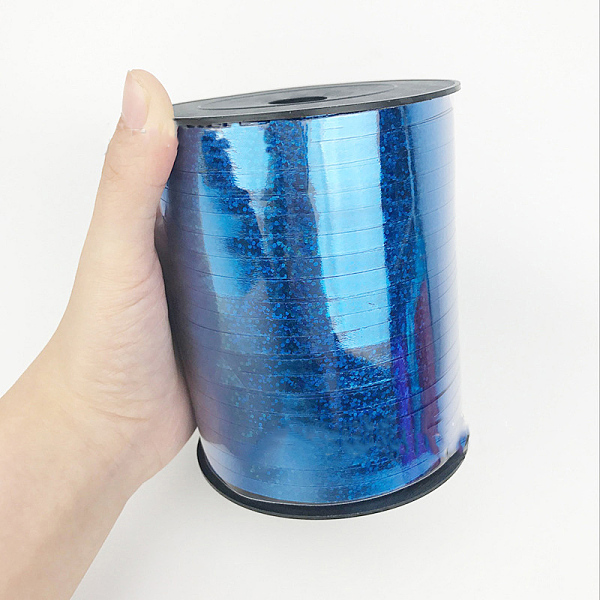 

PandaHall Single Face Laser Balloons Ribbon, Curling Ribbon, for Party Decoration, Royal Blue, 3/16 inch(5mm), about 500yards/roll...