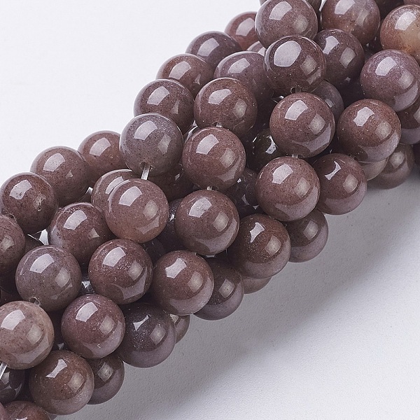 

PandaHall Natural Purple Aventurine Beads, Round, 8mm Purple Aventurine Round