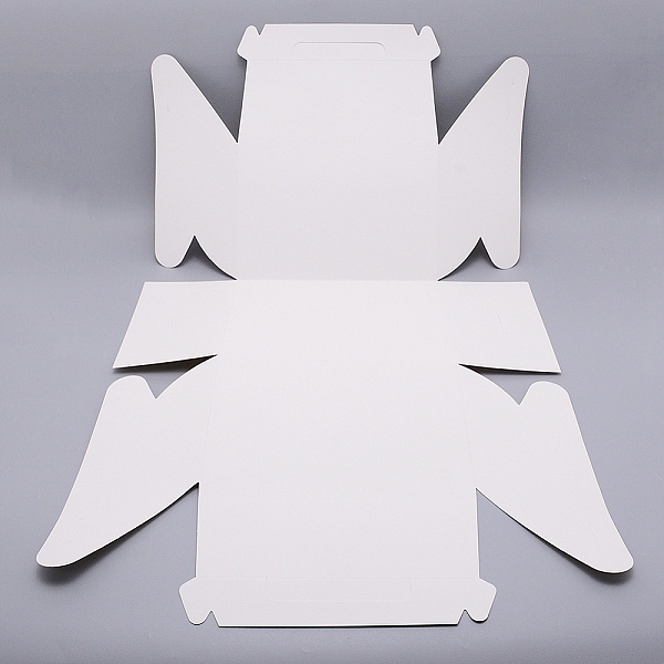 

PandaHall Paper Box, Food Packaging Box, Rectangle, White, 7x9-1/8x10-1/4 inch(17.8x23x26cm) Paper Rectangle White