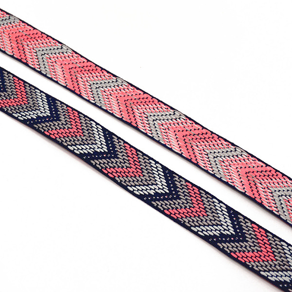 

PandaHall Ethnic Style Embroidery Polyester Ribbons, Jacquard Ribbon, Tyrolean Ribbon, with Arrow Pattern, Garment Accessories, Colorful, 1...