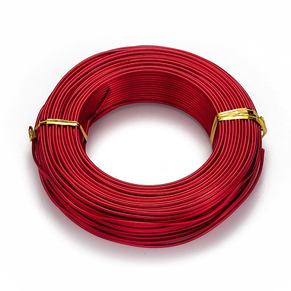 

PandaHall Round Aluminum Wire, Flexible Craft Wire, for Beading Jewelry Doll Craft Making, Red, 12 Gauge, 2.0mm, 55m/500g(180.4 Feet/500g)...