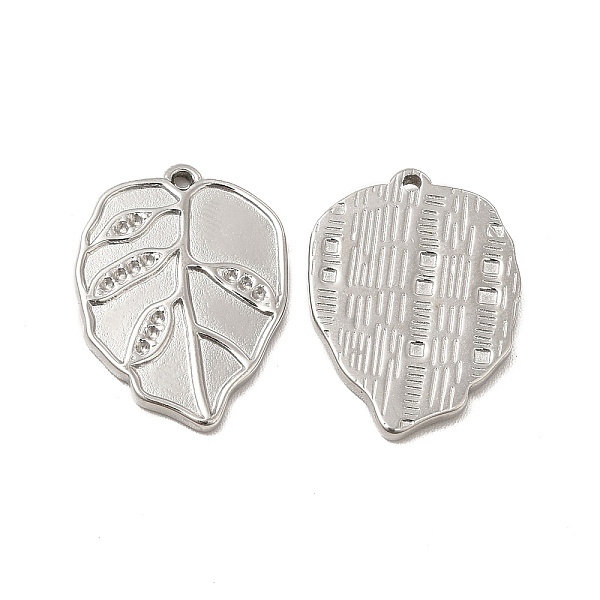

PandaHall 304 Stainless Steel Pendant Rhinestone Settings, Leaf, Stainless Steel Color, Fit for 0.9mm Rhinestone, 21.5x16x2mm, Hole: 1mm 304...