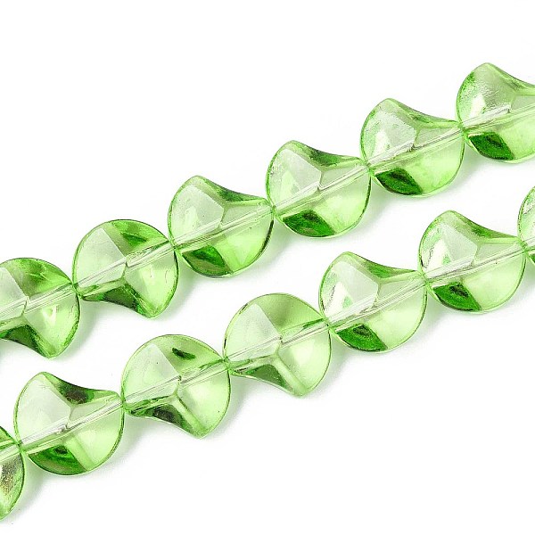 Peinture de cuisson perles de verre transparentes brins