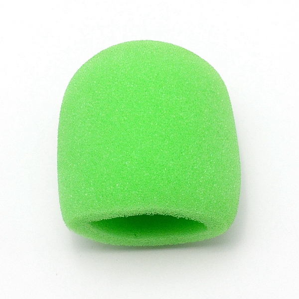 

PandaHall Thick Handheld Stage Microphone Windscreen Foam Cover, Microphone Anti-slip Protective Sponge Sleeve, Audio Accessories, Lime..., Green