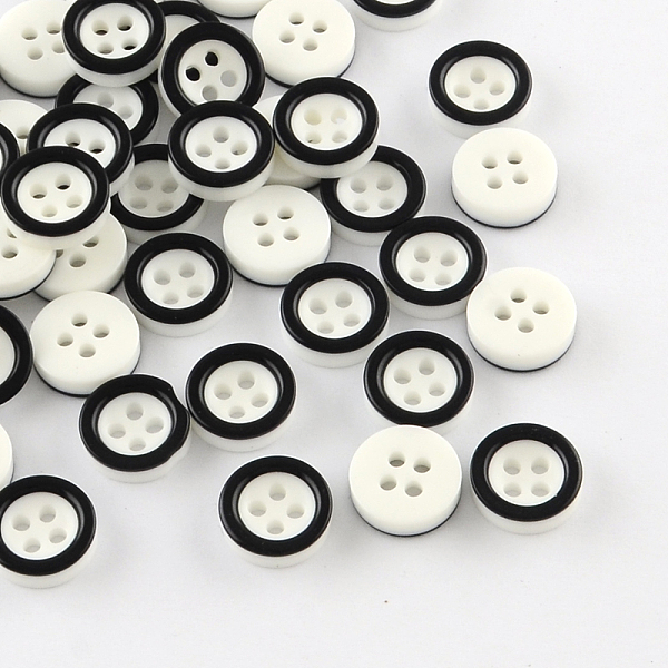 4-Hole Plastic Buttons