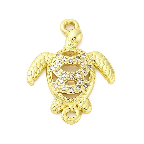 Brass Micro Pave Cl… - image