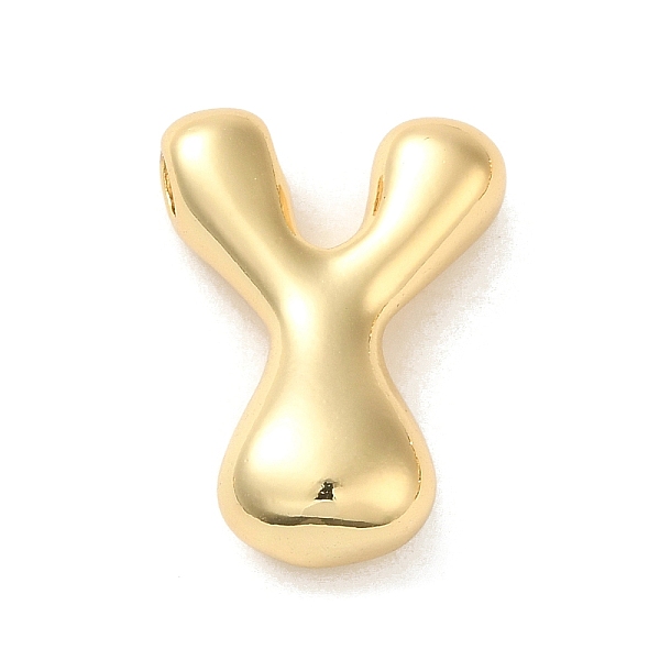 

PandaHall Brass Pendant, Real 18K Gold Plated, Letter Y, 22.5x16x6.7mm, Hole: 2.9x2.4mm Brass Letter Y