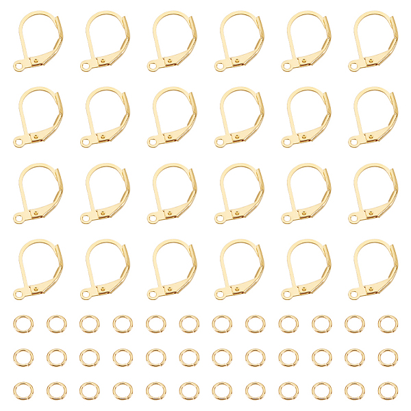 

PandaHall BENECREAT 40Pcs Brass Leverback Earring Findings, with Loops & 40Pcs Jump Rings, Long-Lasting Plated, Cadmium Free & Lead Free...