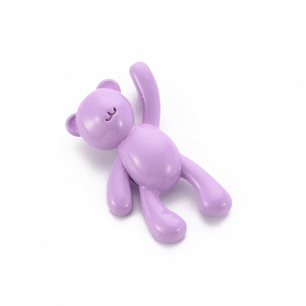 

PandaHall Brass Spray Painted Pendants, Cadmium Free & Nickel Free & Lead Free, Bear, Plum, 14x8x3mm, Hole: 4x2mm Brass Bear Purple