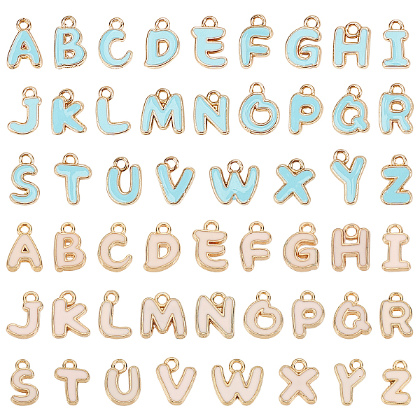 

PandaHall SUNNYCLUE Alloy Enamel Charms, Enamelled Sequins, Cadmium Free & Nickel Free & Lead Free, Light Gold, Alphabet, Letter A~Z, Mixed..., Multicolor