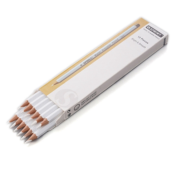 

PandaHall Pencil Tailor Chalk Pens, White, 174x7mm Wood White