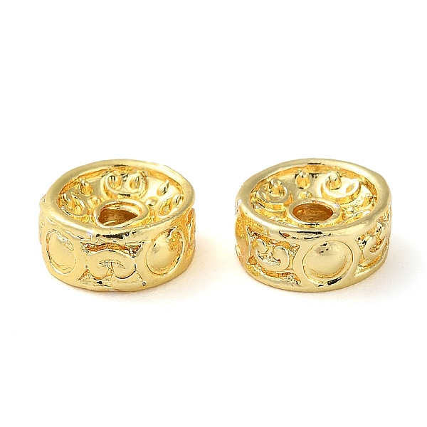 

PandaHall Rack Plating Brass Beads, Lead Free & Cadmium Free, Column, Golden, 8x3.5mm, Hole: 2mm Brass Column