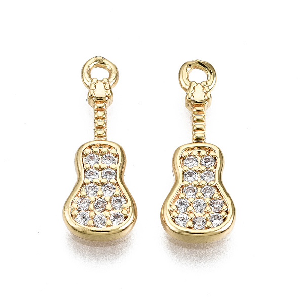 Brass Micro Pave Cl… - image