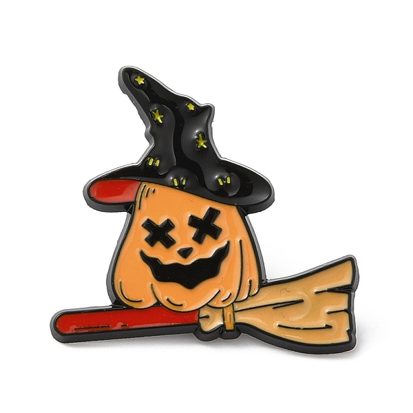 Halloween Alloy Enamel Brooch For Backpack Clothing