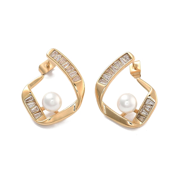 Ion Plating(IP) 304 Stainless Steel Stud Earrings