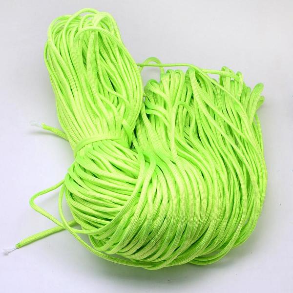 

PandaHall 7 Inner Cores Polyester & Spandex Cord Ropes, Solid Color, for Rope Bracelets Making, Green Yellow, 4~5mm, about 109.36 yards...