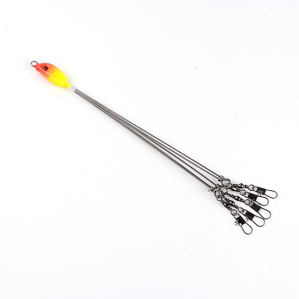 

PandaHall Plumbum Connector Fishing Accessory, Yellow, 195mm, Hole: 2.5mm Metal Rectangle Yellow