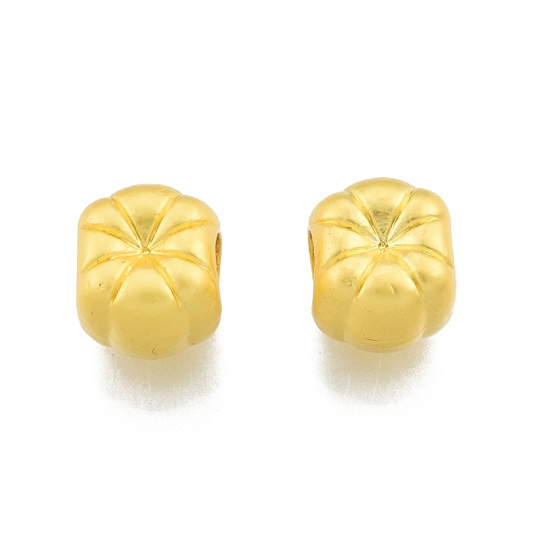 

PandaHall Alloy European Beads, Large Hole Beads, Flower, Matte Gold Color, 8x9x11mm, Hole: 4.5mm Alloy Flower