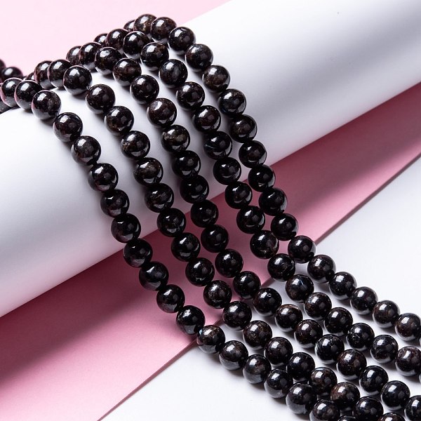 

PandaHall Natural Llanite Beads Strands, Round, 8.5mm, Hole: 1mm, about 49pcs/strand, 15.75''(40cm) Llanite Round
