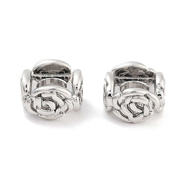 

PandaHall Brass Beads, Cube, Platinum, 4.5x7.5x7.5mm, Hole: 3.5mm Brass Cube