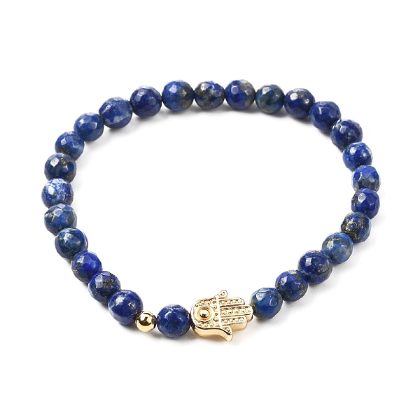 

PandaHall Natural & Synthetic Gemstone Stretch Bracelets, with Brass Beads & Korean Elastic Crystal Thread, Hand, Inner Diameter: 1-7/8 inch...