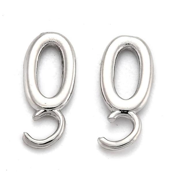 

PandaHall Brass Tube Bails, Loop Bails, Oval, Long-Lasting Plated, Platinum, 12x5x1mm, Hole: 5x2mm Brass Oval