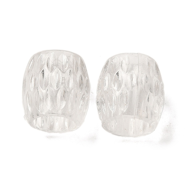 

PandaHall Transparent Acrylic European Beads, Large Hole Beads, Barrel, Clear, 13x12.5mm, Hole: 8mm, about 666pcs/500g Acrylic Barrel Clear