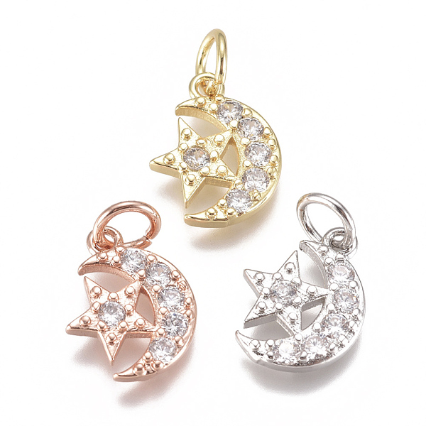 Brass Micro Pave Cu… - image