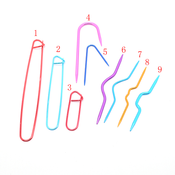 Ensemble d'outils de crochet en aluminium
