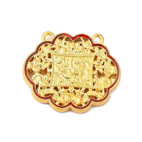 

PandaHall Rack Plating Alloy Enamel Pendants, Cloud Shape with Flower Pattern Charms, Matte Gold Color, 30x36x5mm, Hole: 2mm Alloy+Enamel...