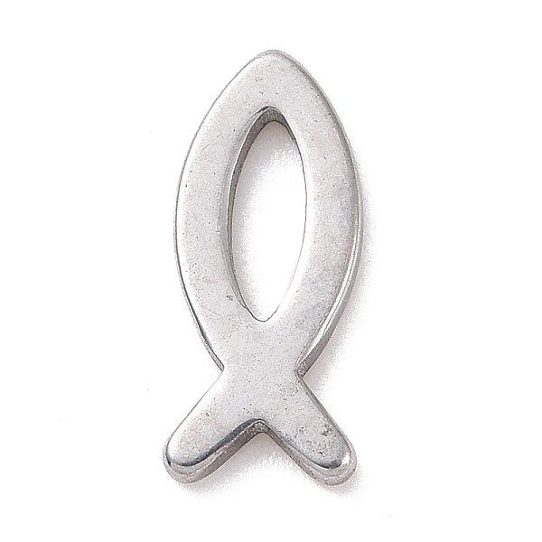 

PandaHall 304 Stainless Steel Charms, Jesus Fish Charms, Stainless Steel Color, 11x4.5x1mm, Hole: 2x5mm 304 Stainless Steel Fish