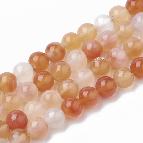 

PandaHall Natural Carnelian Beads Strands, Dyed, Round, 8mm, Hole: 1.5mm, about 50pcs/strand, 14.96 inch Carnelian Round