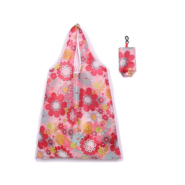 

PandaHall Foldable Polyester Grocery Bags, Reusable Waterproof Shopping Tote Bags, with Pouch and Bag Handle, Flower, 58x38cm Polyester...