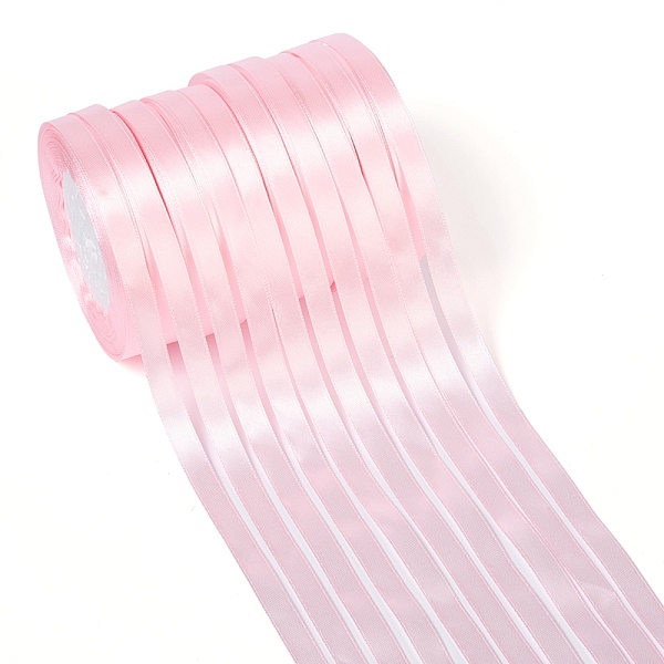 

PandaHall Breast Cancer Pink Awareness Ribbon Making Materials Valentines Day Gifts Boxes Packages Single Face Satin Ribbon, Polyester...