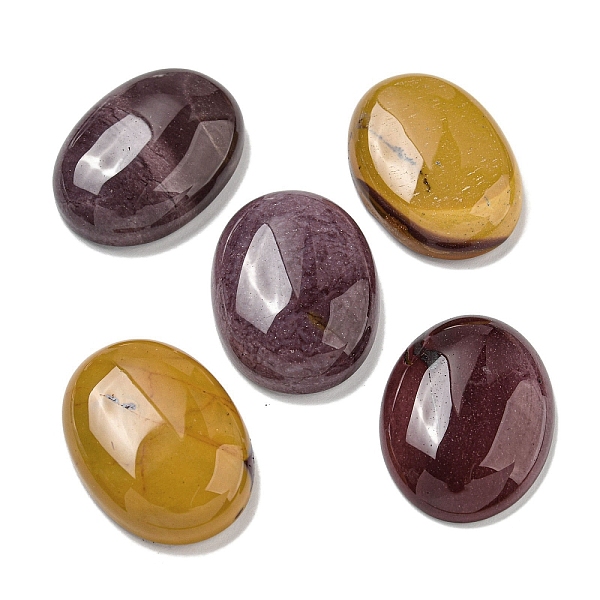 

PandaHall Natural Mookaite Cabochons, Oval, 30x21.5~22x5~8.5mm Mookaite Oval