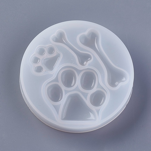 

PandaHall Silicone Molds, Resin Casting Moulds, Jewelry Making DIY Tool For UV Resin, Epoxy Resin Jewelry Making, Footprint, Bone, White...