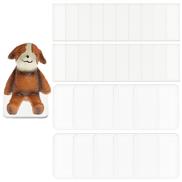 

PandaHall 70 Pcs 2 Sizes Clear Square Miniature Bases, Acrylic Model Toy Assembled Holder Bases Figurine Display Base 1.24x1.24x0.08 Inch...