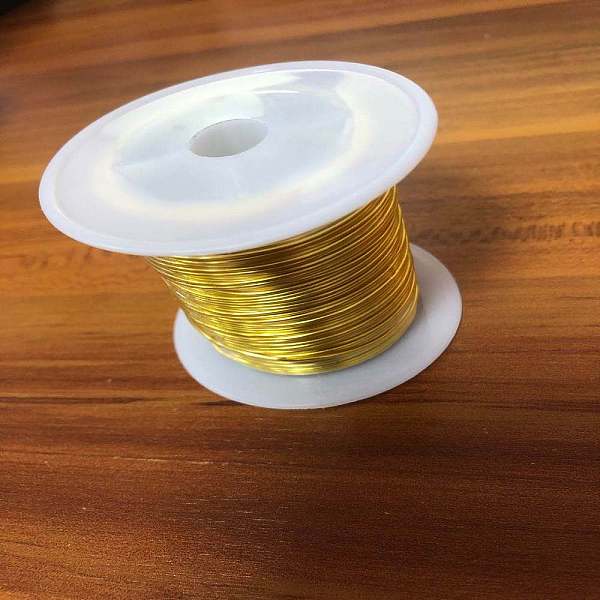 

PandaHall Round Copper Wire, for Jewelry Making, Silver, 18 Gauge, 1mm, about 30m/roll Copper Round