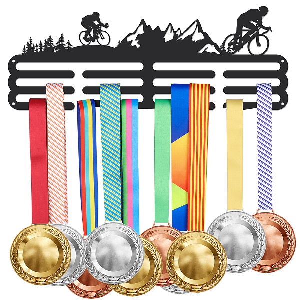 

PandaHall SUPERDANT Sports Medal Hanger Display Mountain Bike Medal Hook Motorcycle Award Ribbon Hanger Wall Mounted for 60+ Medal Rack...