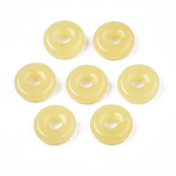 

PandaHall Spray Painted Glass Linking Rings, Ring, Light Khaki, 10x3mm, Hole: 1.5x1.6mm Glass Ring