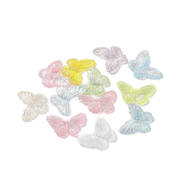 

PandaHall Transparent Acrylic Pendants, Butterfly, DIY Jewelry Making Finding, Mixed Color, 30x42x4mm, Hole: 2x2.8mm, 238pcs/500g Acrylic..., Multicolor