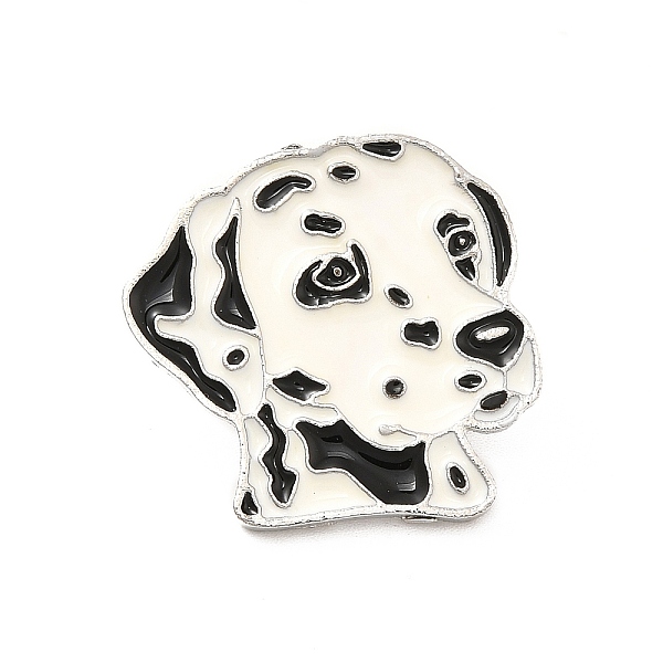 

PandaHall Dog Enamel Pin with Brass Butterfly Clutches, Alloy Badge for Backpack Clothing, Dalmatian Pattern, 23x25x10mm, Pin: 1.1mm...