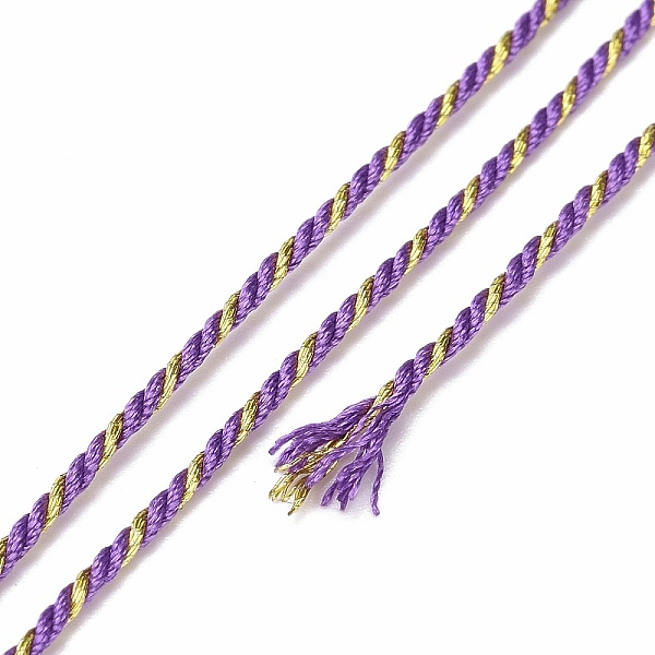 

PandaHall Polycotton Filigree Cord, Braided Rope, with Plastic Reel, for Wall Hanging, Crafts, Gift Wrapping, Dark Orchid, 1.5mm, about...