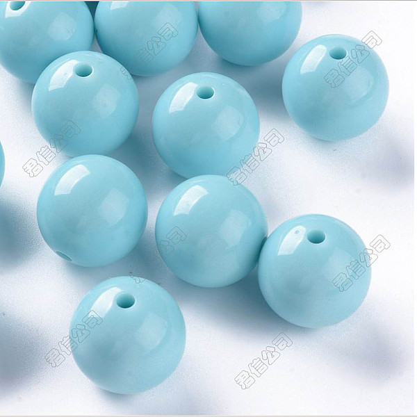 Opaque Acrylic Beads - image