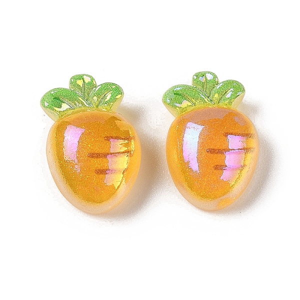 

PandaHall Glitter Plated Resin Cabochons, Fruit, Carrot, 23.5x15x10mm Resin Carrot